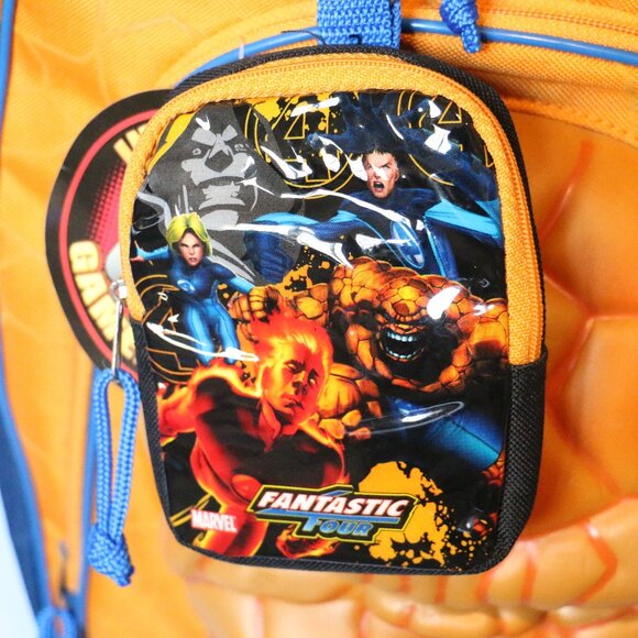 Marvel's Fantastic Four "The Thing" Backpack, with Small Pouch, Blue - Picture 6 of 12